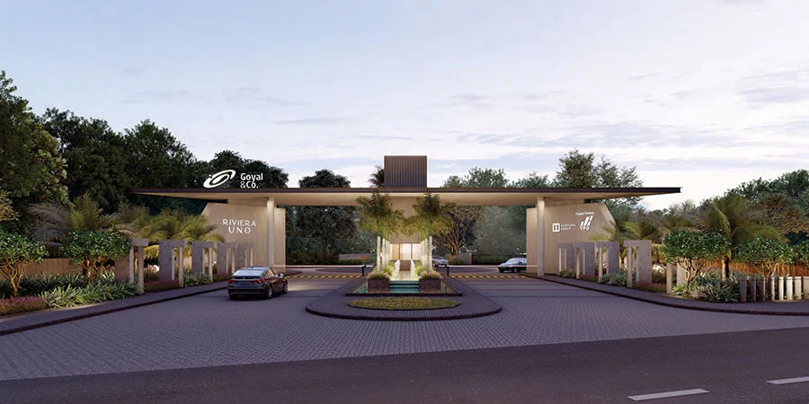 Goyal & Co. Riviera Uno entrance